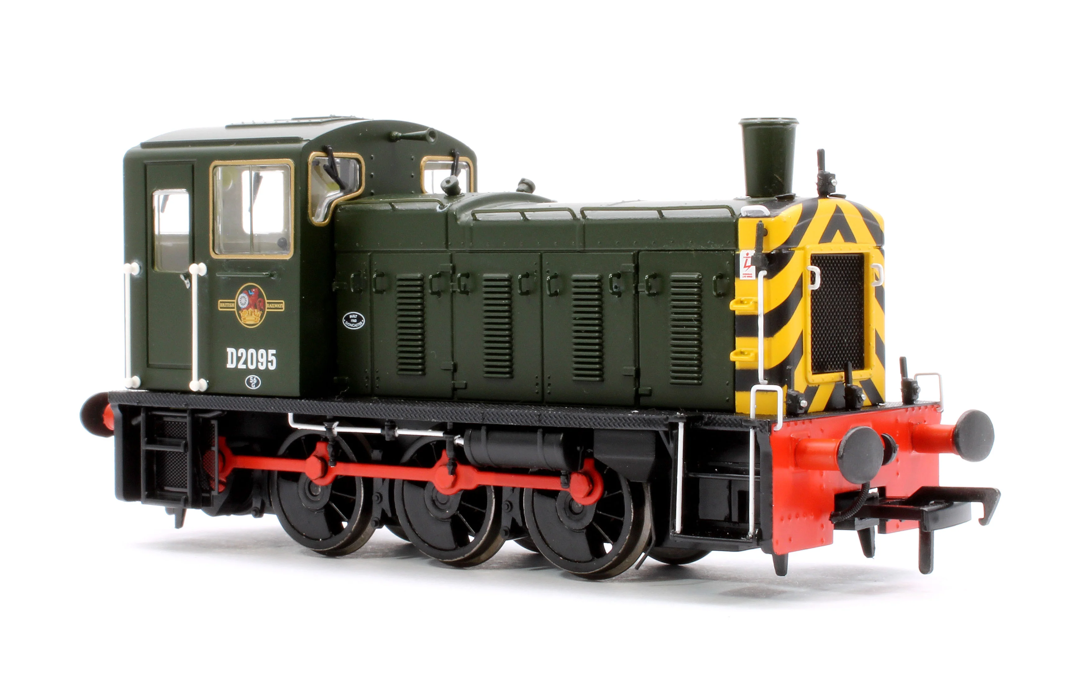 31-364A Class 03 D2095 BR Green (Wasp Stripes) Diesel Locomotive - Image 4