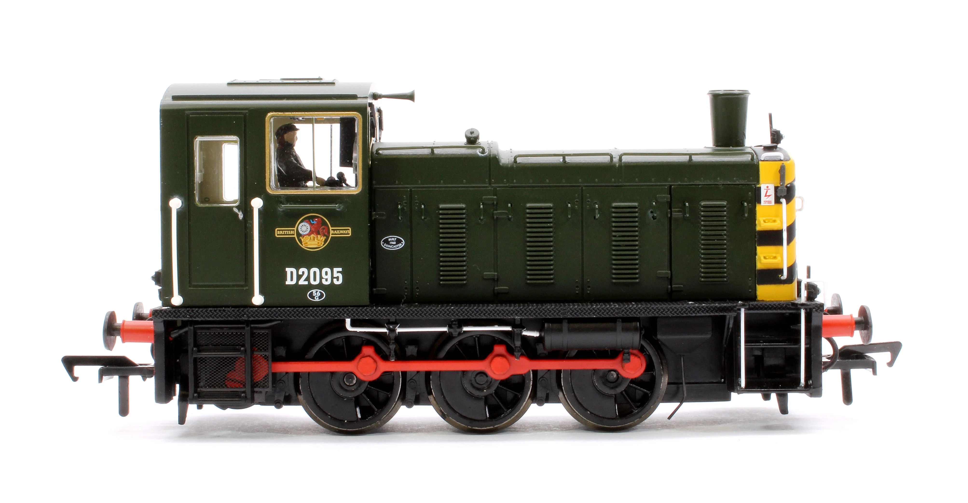 31-364A Class 03 D2095 BR Green (Wasp Stripes) Diesel Locomotive - Image 6