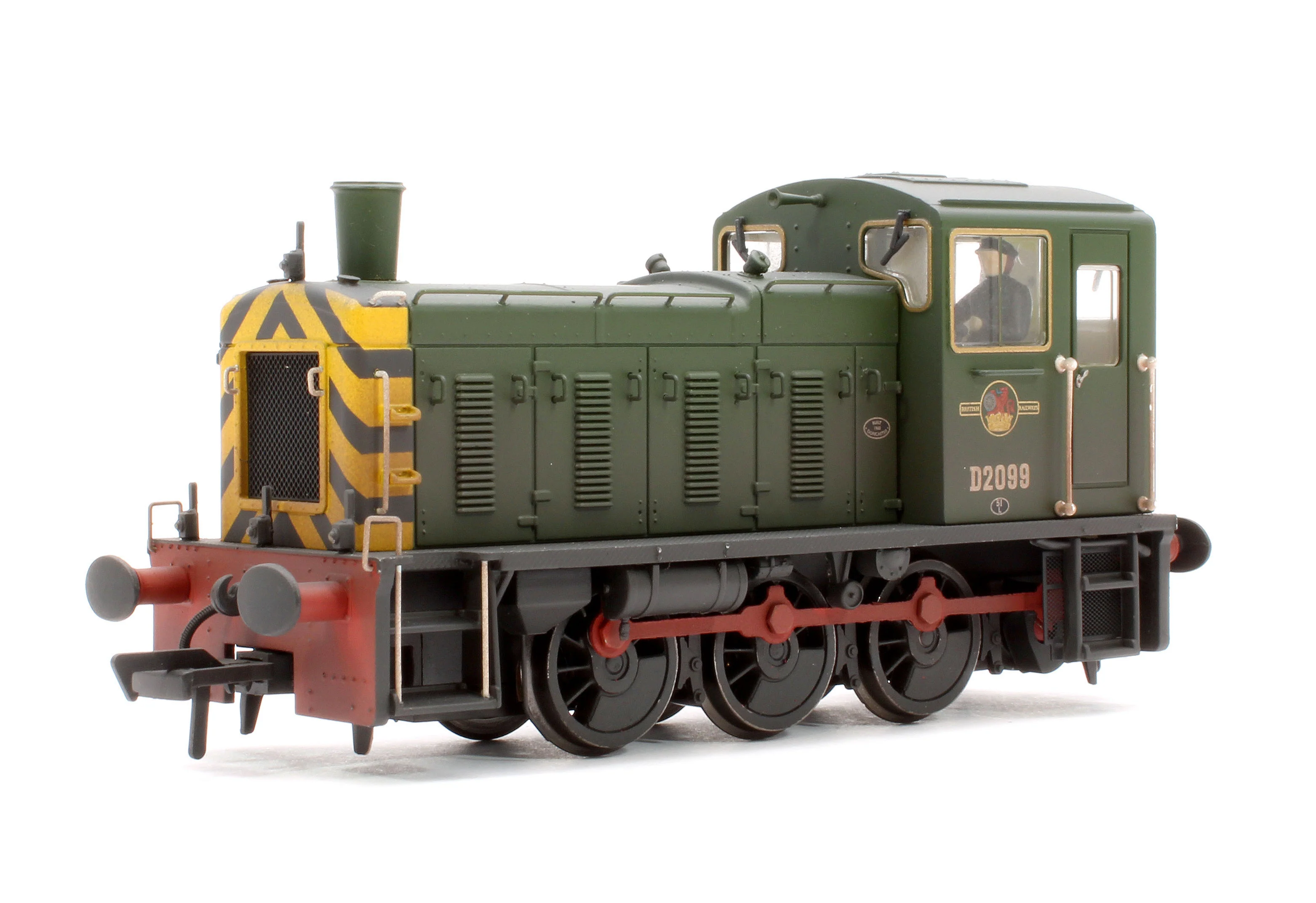 31-364B Class 03 D2099 BR Green (Wasp Stripes) Diesel Locomotive - Weathered