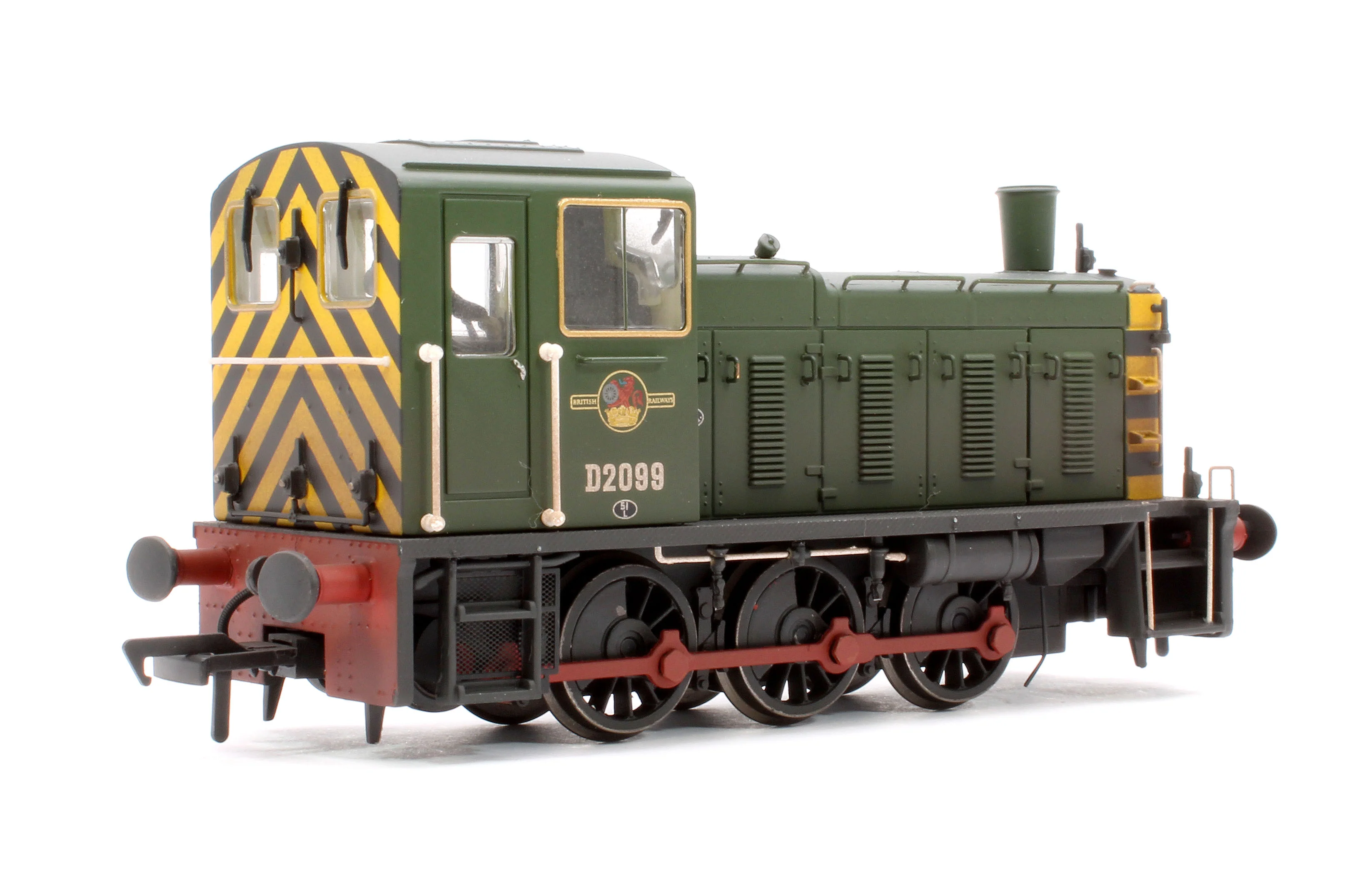 31-364B Class 03 D2099 BR Green (Wasp Stripes) Diesel Locomotive - Weathered - Image 3