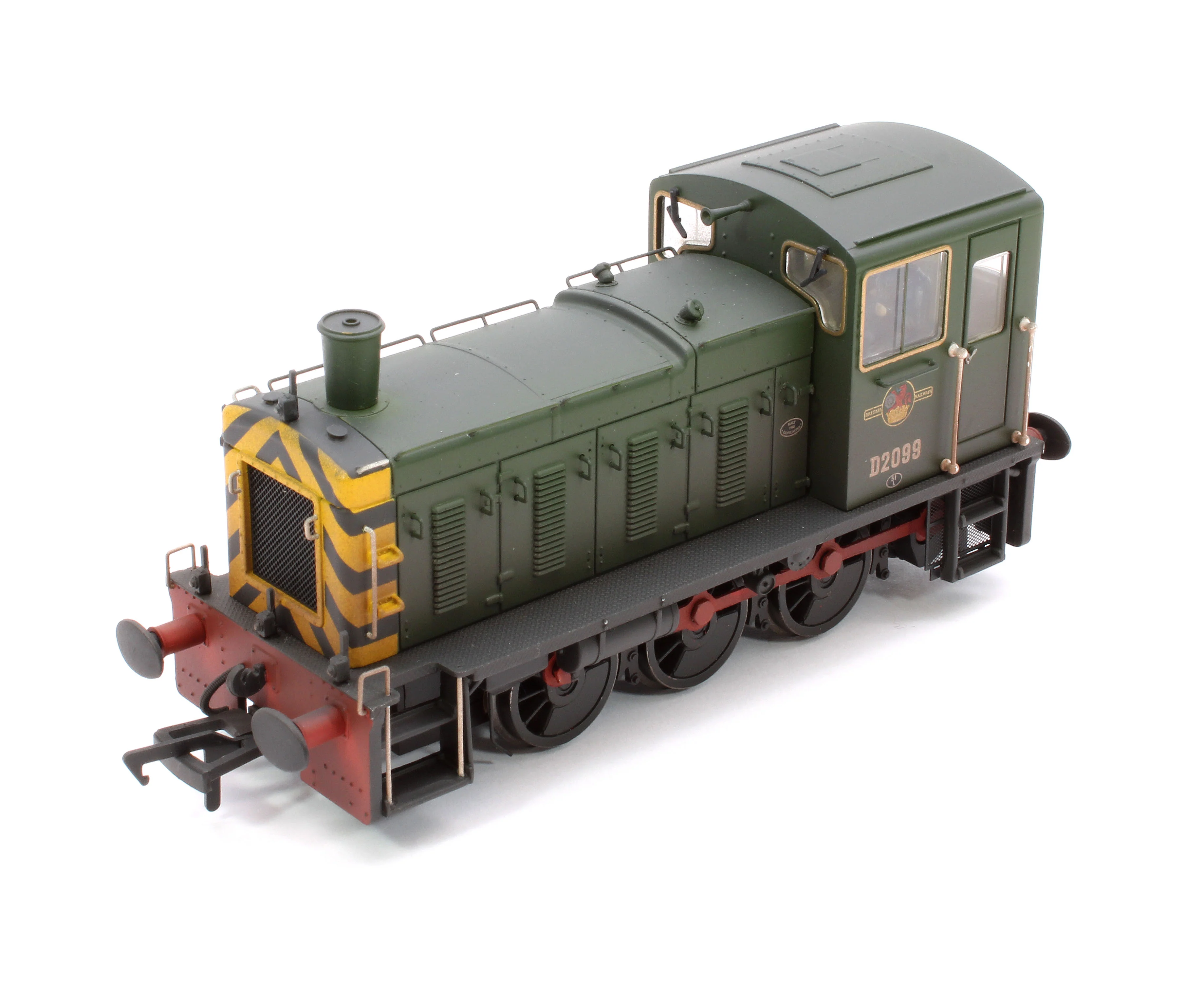 31-364B Class 03 D2099 BR Green (Wasp Stripes) Diesel Locomotive - Weathered - Image 9