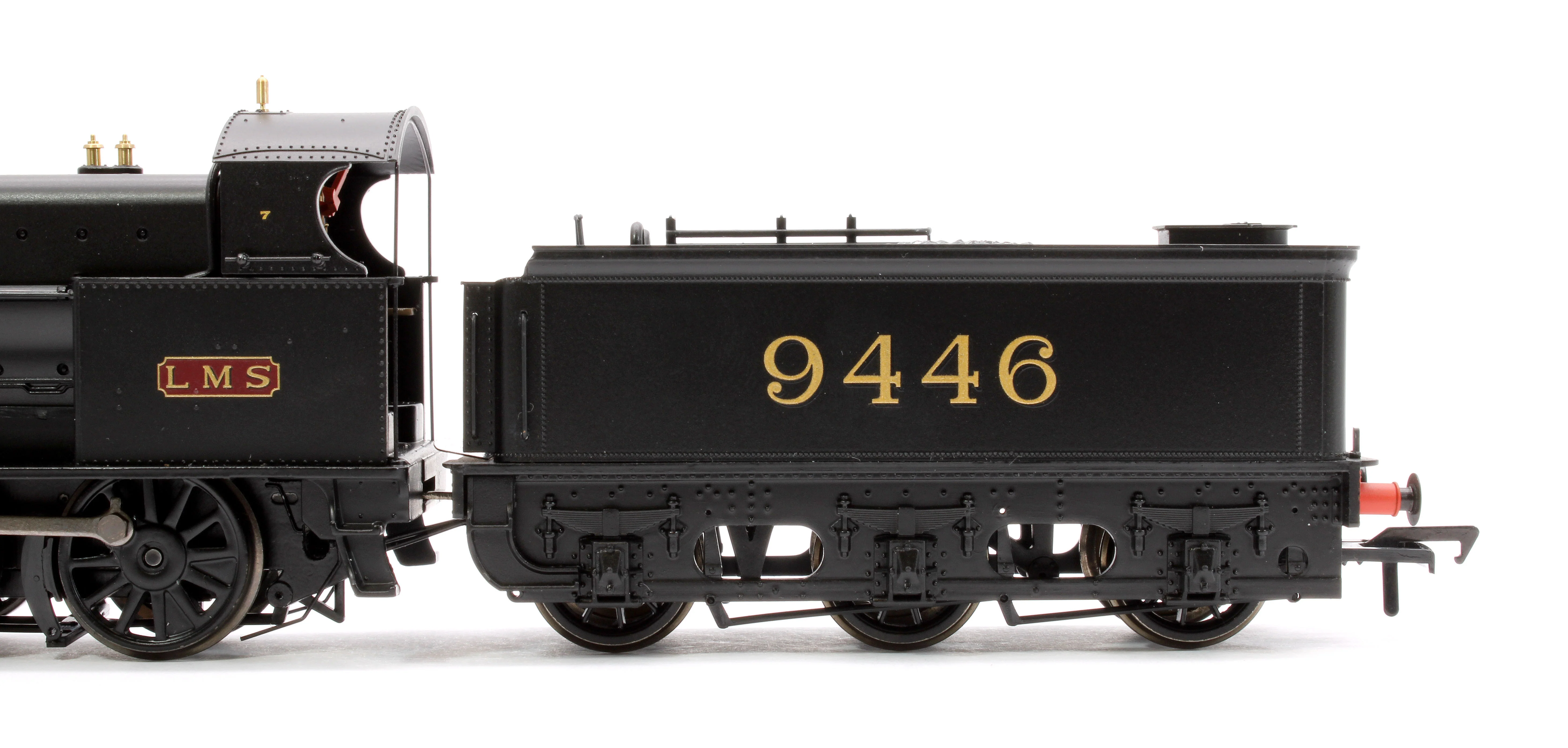 31-483SF LNWR G2 9446 LMS Black Steam Locomotive - DCC Sound - Image 9