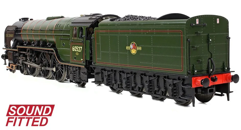 31-528BSF LNER Peppercorn A2 60527 'Sun Chariot' BR Lined Green (Late Crest) Steam Locomotive - DCC Sound - Image 5