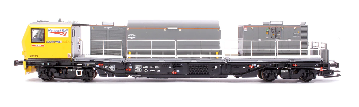 31-578 Windhoff MPV 2-Car Set Network Rail Yellow Nos. DR98923 and DR98973 - Image 3
