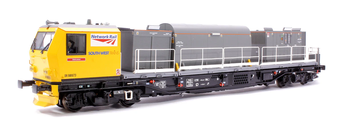 31-578SF Windhoff MPV 2-Car Set Network Rail Yellow Nos. DR98923 and DR989 - DCC Sound - Image 2