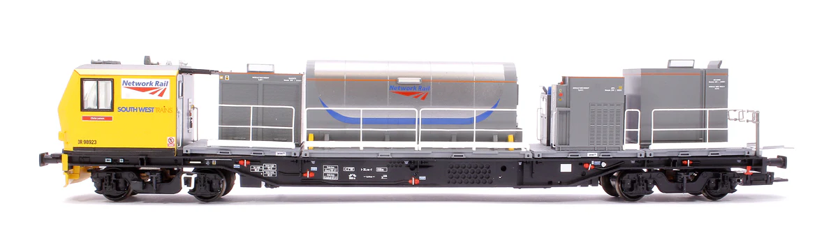 31-578SF Windhoff MPV 2-Car Set Network Rail Yellow Nos. DR98923 and DR989 - DCC Sound - Image 9