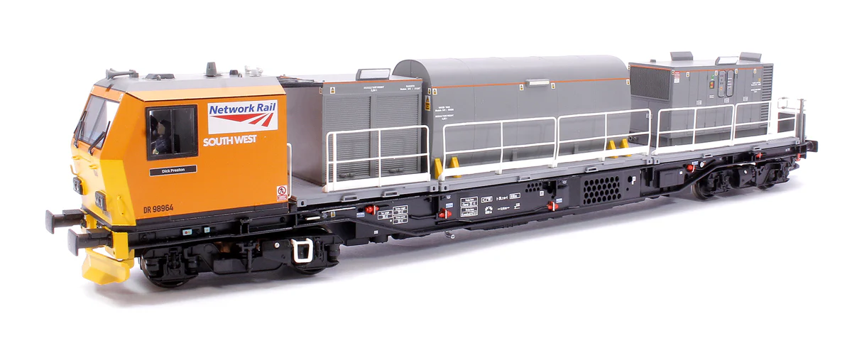 31-579 Windhoff MPV 2-Car Set Network Rail Orange Nos. DR98914 and DR98964 - Image 5