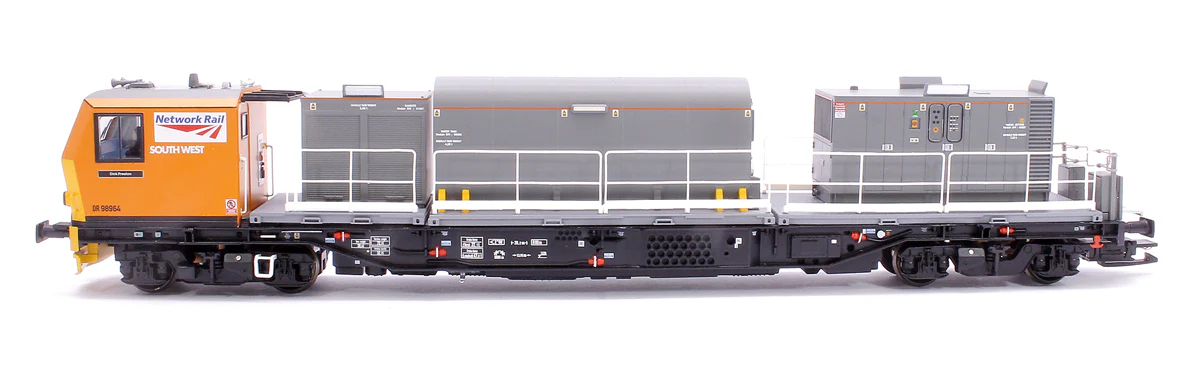 31-579 Windhoff MPV 2-Car Set Network Rail Orange Nos. DR98914 and DR98964 - Image 6