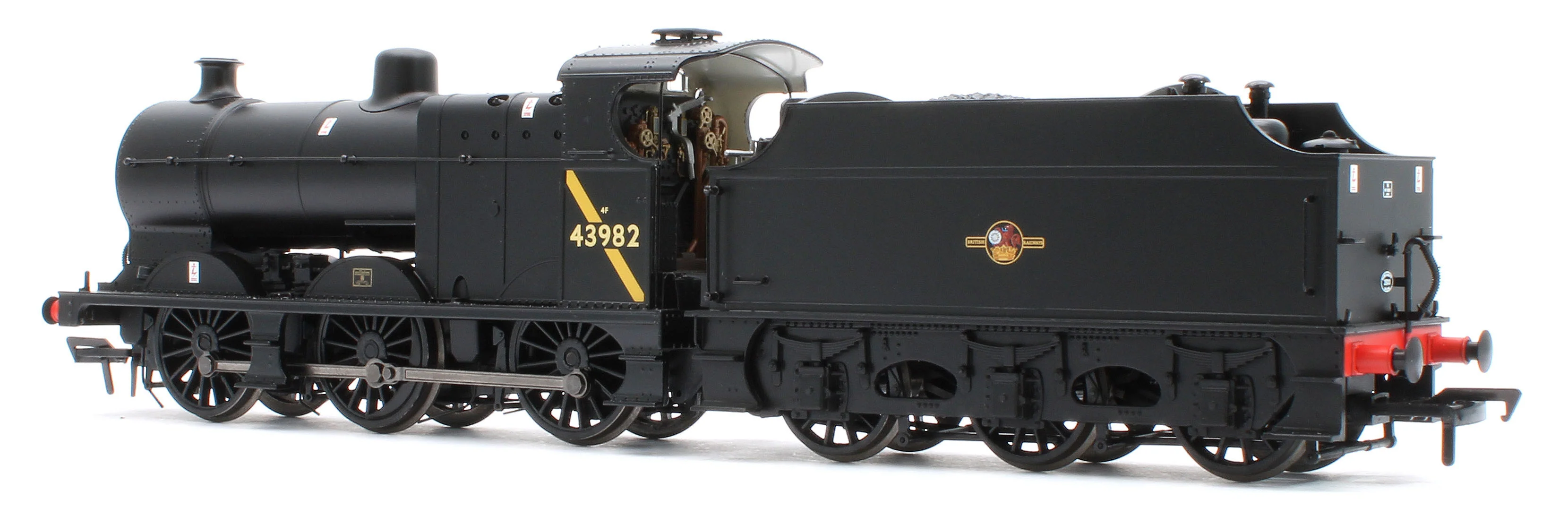 31-884A MR 3835 (4F) with Fowler Tender 43982 BR Black (Late Crest) Steam Locomotive - Image 3