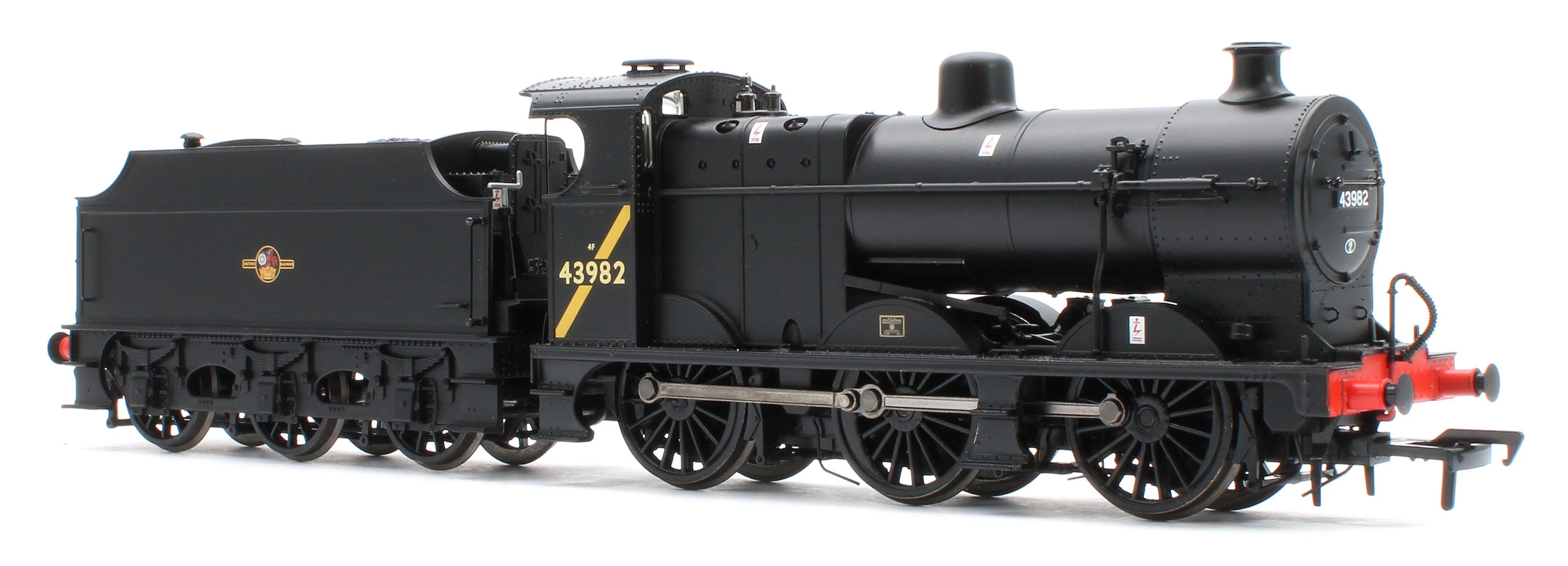 31-884A MR 3835 (4F) with Fowler Tender 43982 BR Black (Late Crest) Steam Locomotive - Image 6