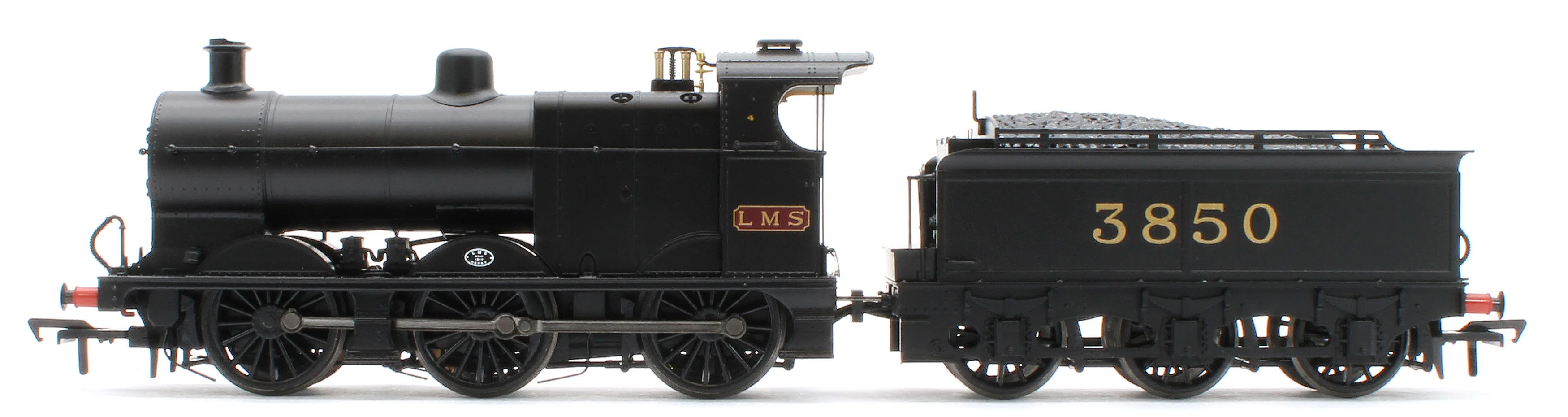 31-885SF MR 3835 (4F) with Johnson-Deeley Tender 3850 LMS Black (MR Numerals) Steam Locomotive - DCC Sound - Image 2