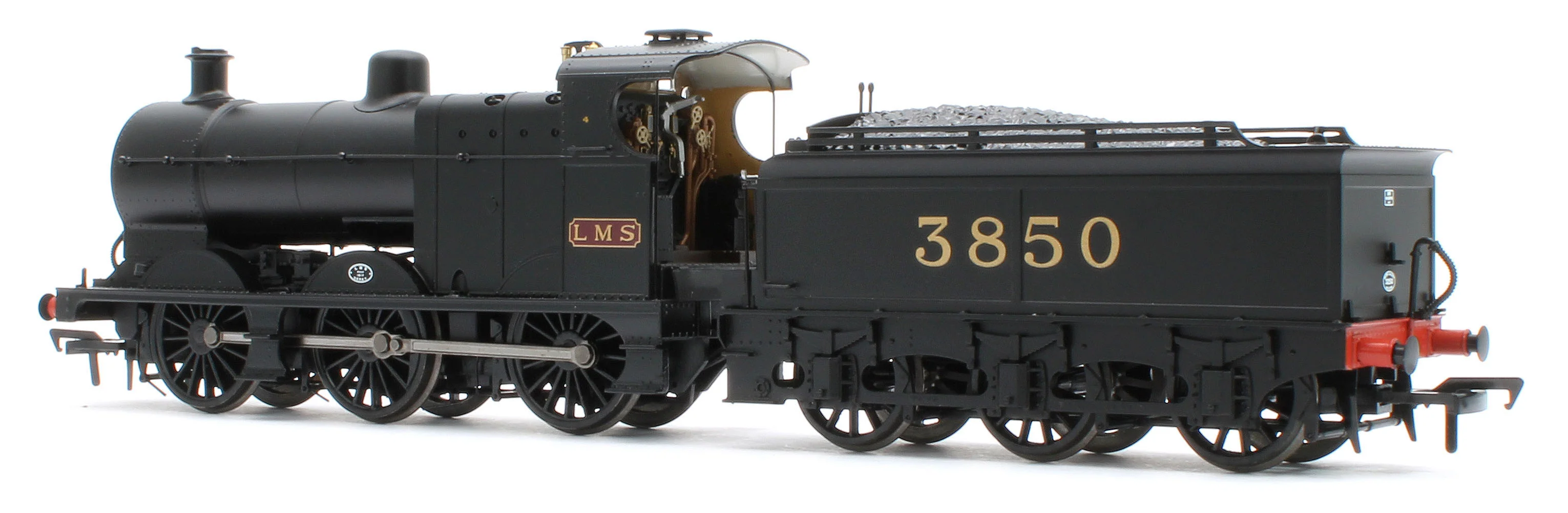31-885SF MR 3835 (4F) with Johnson-Deeley Tender 3850 LMS Black (MR Numerals) Steam Locomotive - DCC Sound - Image 3