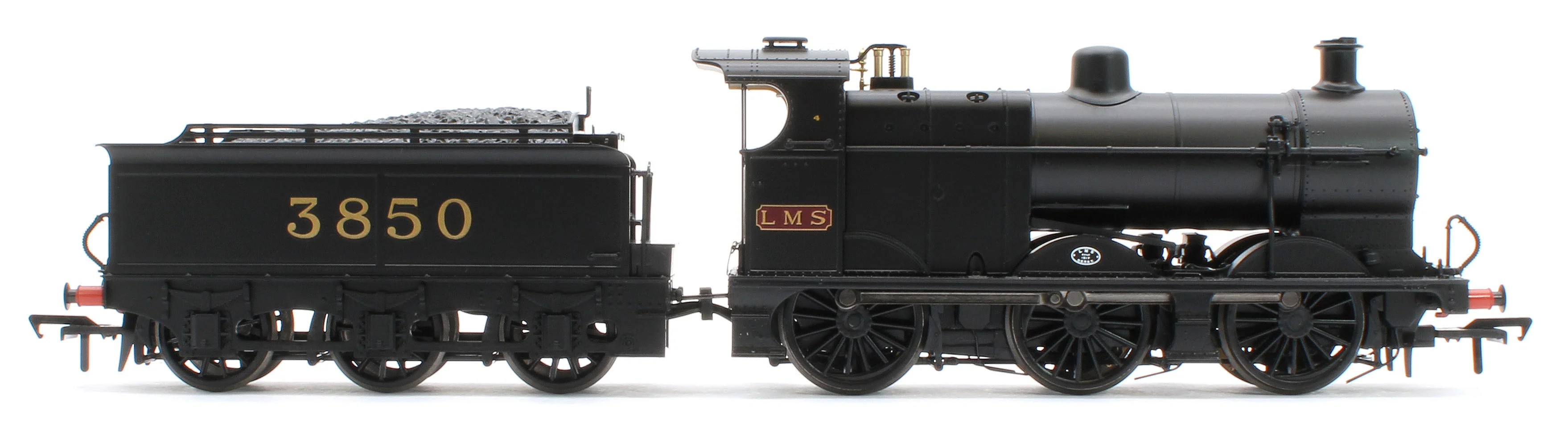31-885SF MR 3835 (4F) with Johnson-Deeley Tender 3850 LMS Black (MR Numerals) Steam Locomotive - DCC Sound - Image 5