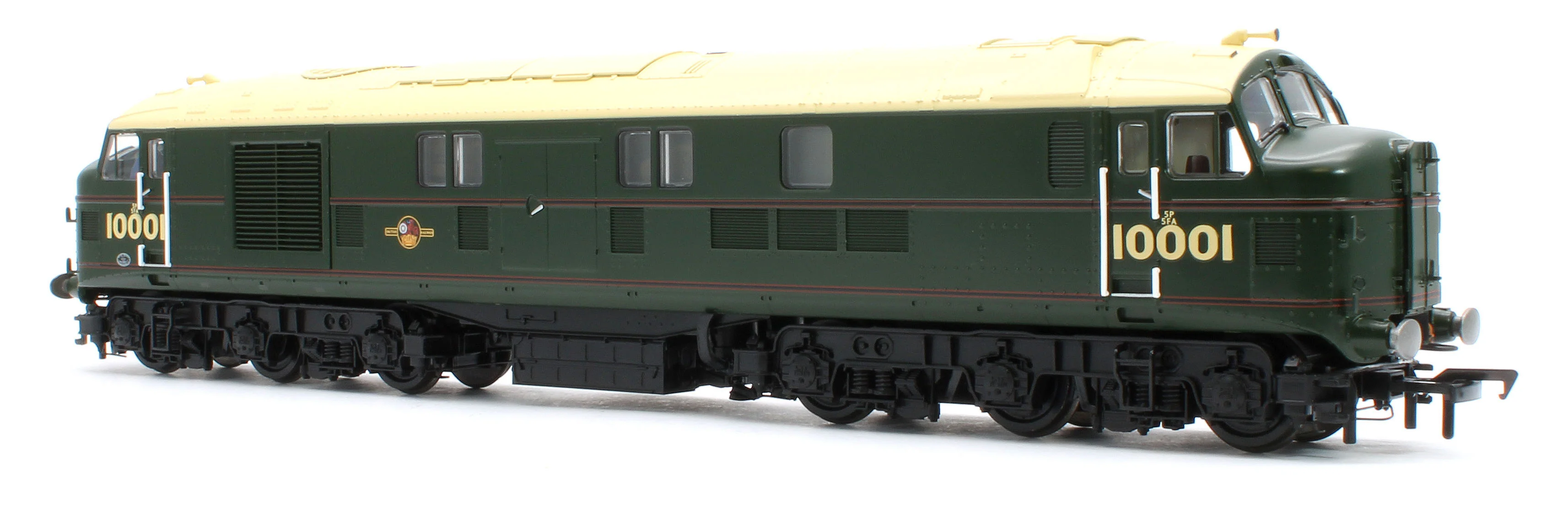 31-995ASF LMS 10001 BR Lined Green (Late Crest) Diesel Locomotive - DCC Sound - Image 3