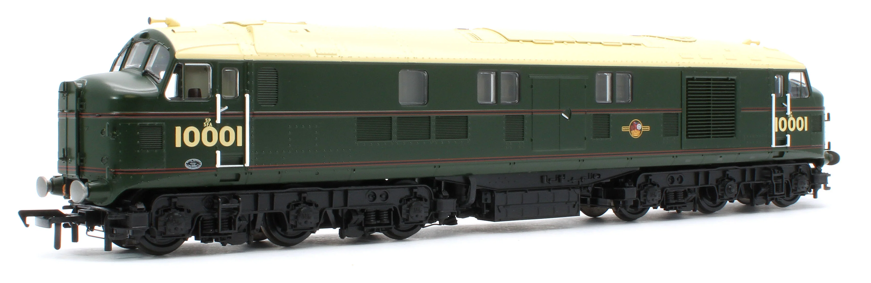 31-995ASF LMS 10001 BR Lined Green (Late Crest) Diesel Locomotive - DCC Sound - Image 4