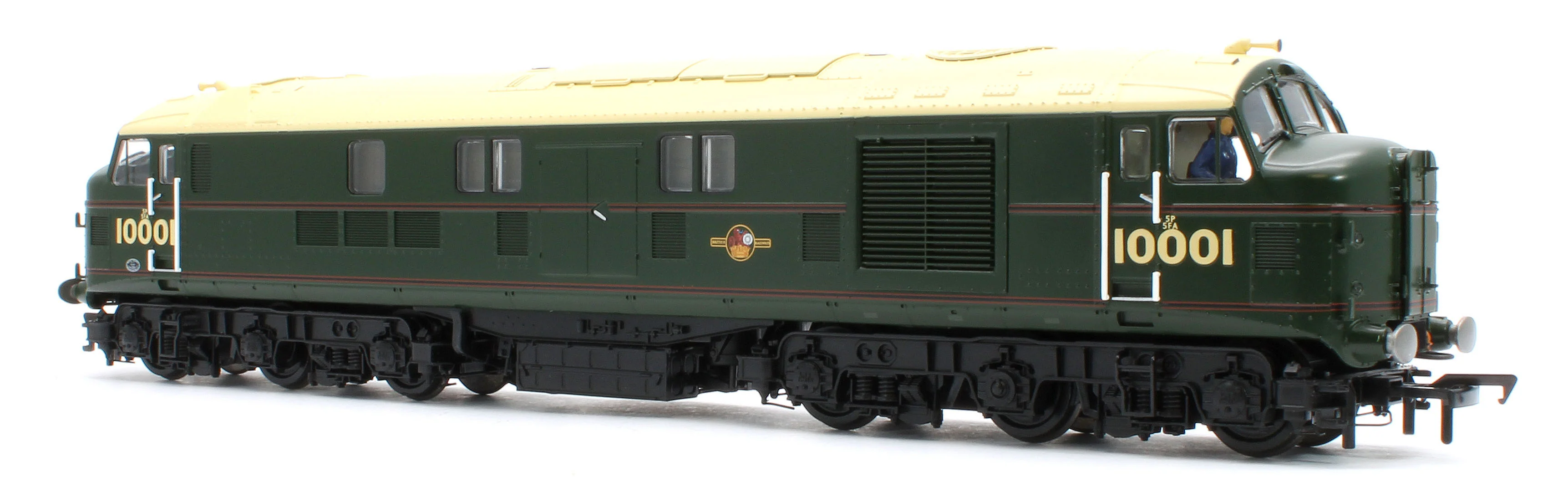31-995ASF LMS 10001 BR Lined Green (Late Crest) Diesel Locomotive - DCC Sound - Image 5