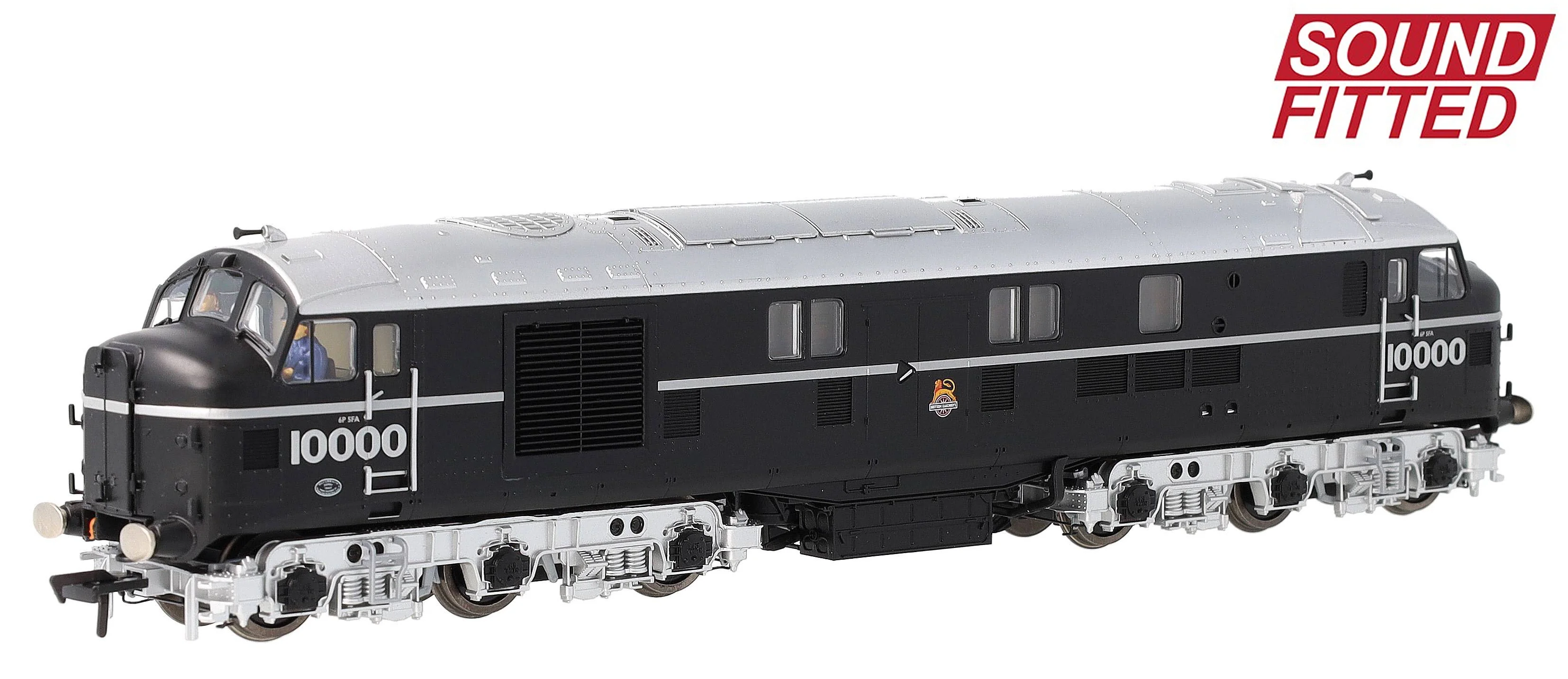 31-999ASF LMS 10000 BR Black (Early Emblem) Diesel Locomotive - DCC Sound