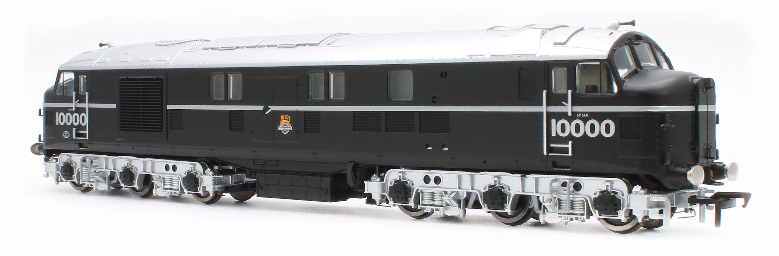 31-999ASF LMS 10000 BR Black (Early Emblem) Diesel Locomotive - DCC Sound - Image 3