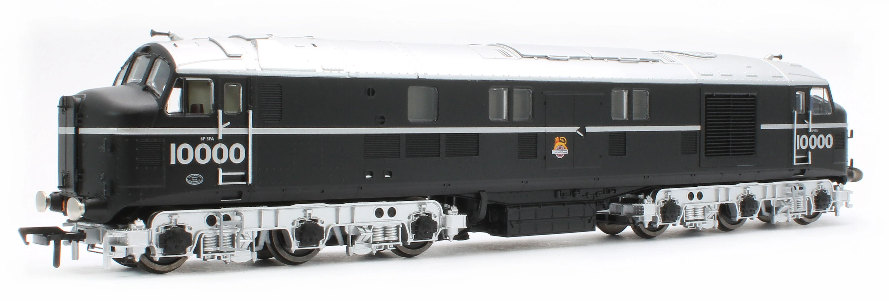 31-999ASF LMS 10000 BR Black (Early Emblem) Diesel Locomotive - DCC Sound - Image 4