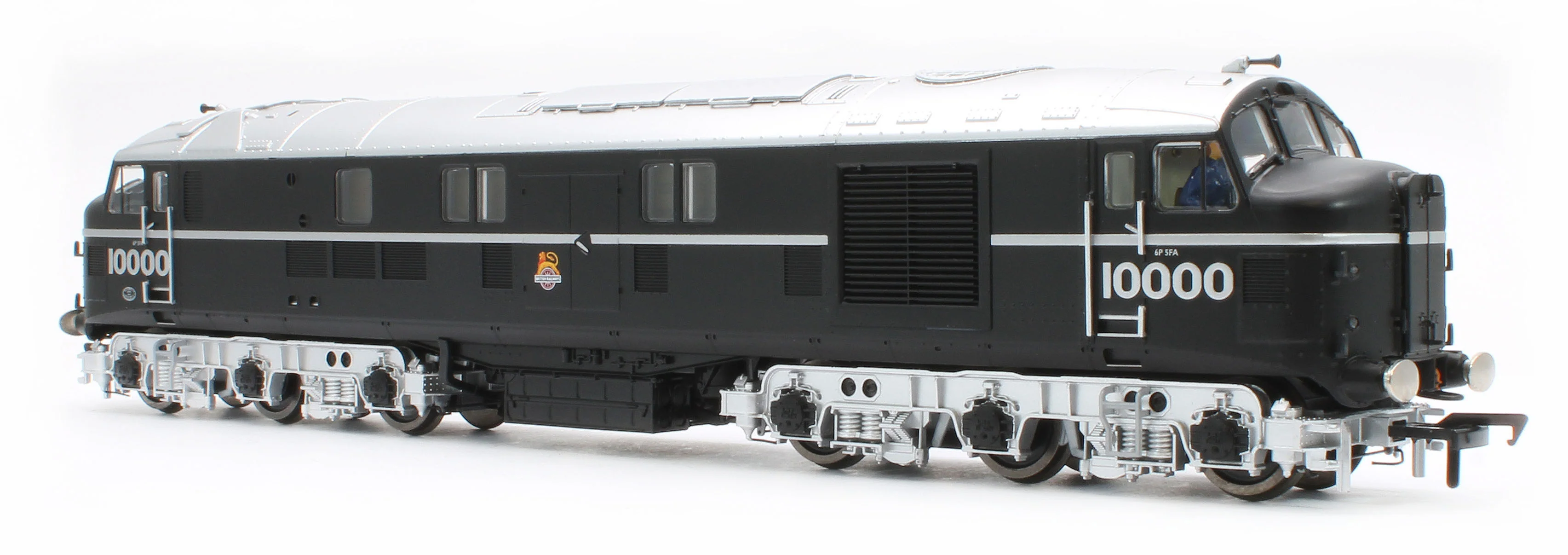 31-999ASF LMS 10000 BR Black (Early Emblem) Diesel Locomotive - DCC Sound - Image 5