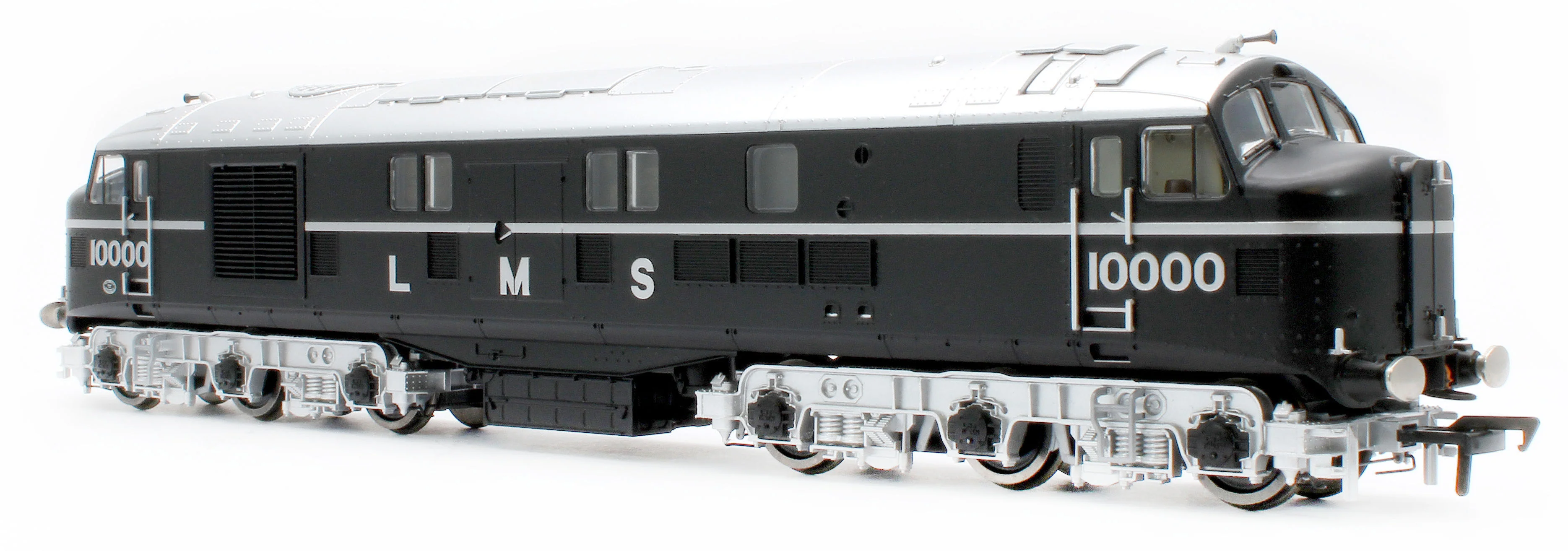 31-999Z LMS 10000 Black & Chrome With LMS Lettering Diesel Locomotive - Image 3