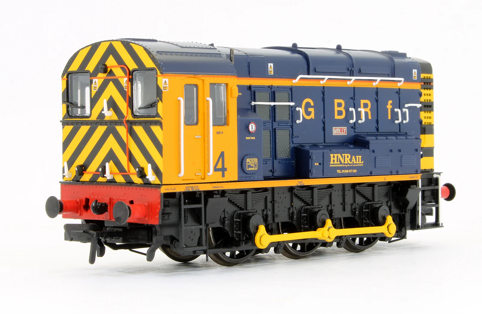 Pre-Owned 32-119K Class 08818 'Molly' GBRf Europorte / HN Rail Number 4 Diesel Shunter Locomotive - Limited Edition - DCC Fitted - Image 2