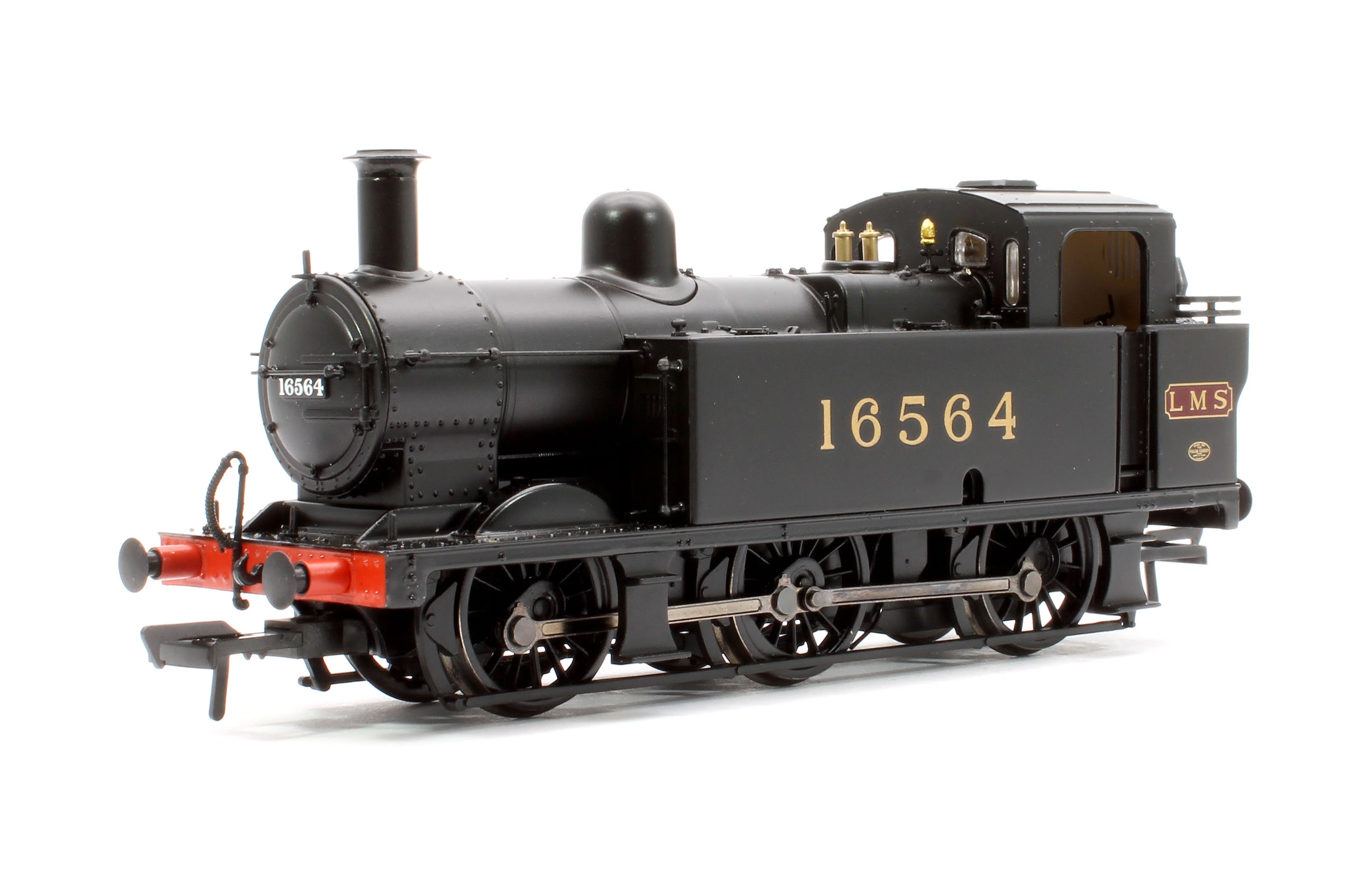 32-227C LMS Fowler 3F (Jinty) 16564 LMS Black Steam Locomotive