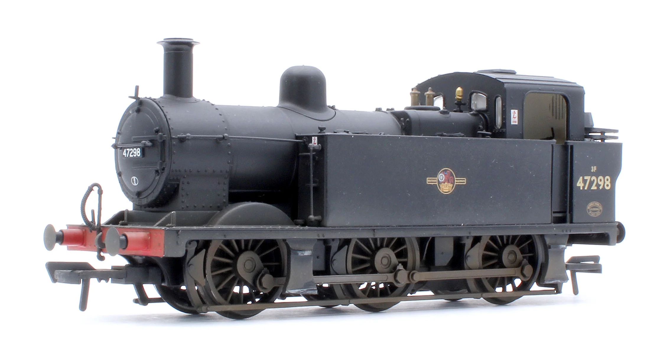 32-232A Pre-Owned LMS Fowler 3F (Jinty) 47298 BR Black (Late Crest) Steam Locomotive - Custom Weathered