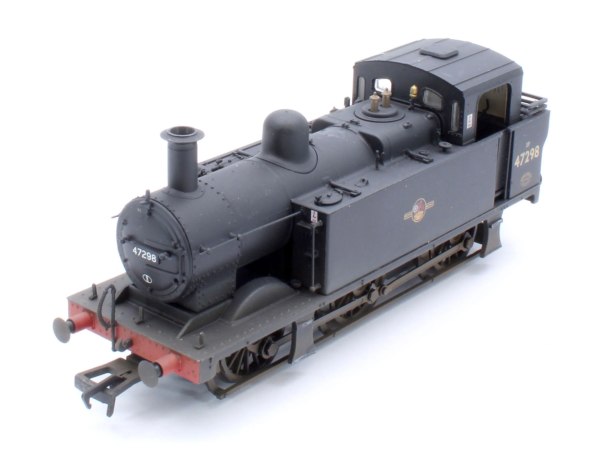 32-232A Pre-Owned LMS Fowler 3F (Jinty) 47298 BR Black (Late Crest) Steam Locomotive - Custom Weathered - Image 7