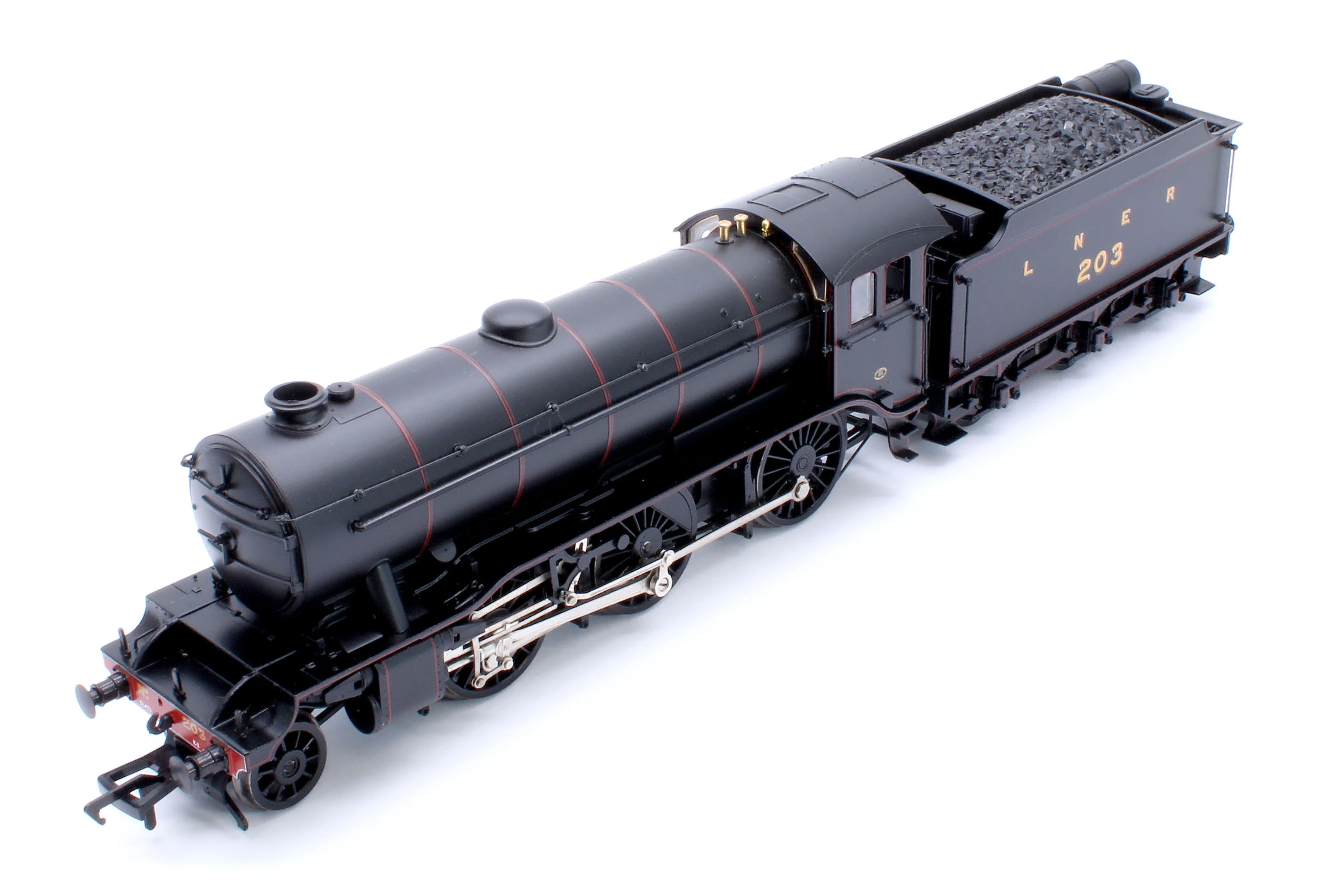 32-279B LNER K3 Flared Tender 203 LNER Lined Black Steam Locomotive - Image 11