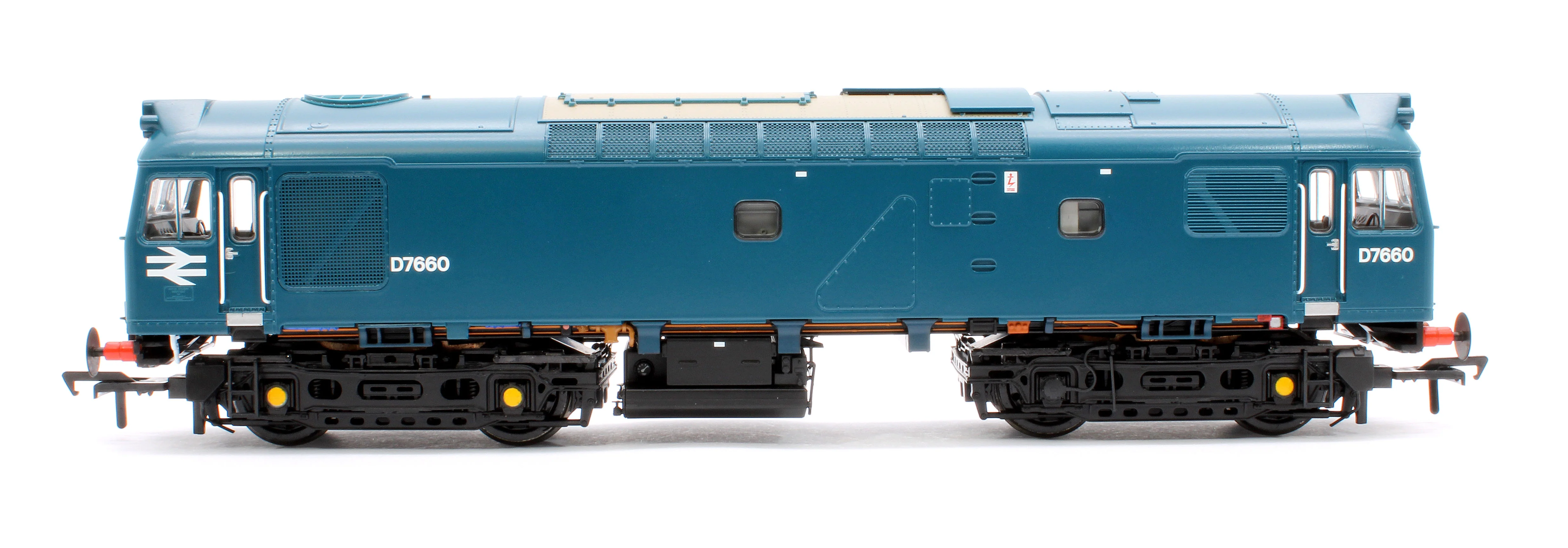 32-333 Class 25/3 D7660 BR Blue (Small Yellow Panels) Diesel Locomotive - Image 6