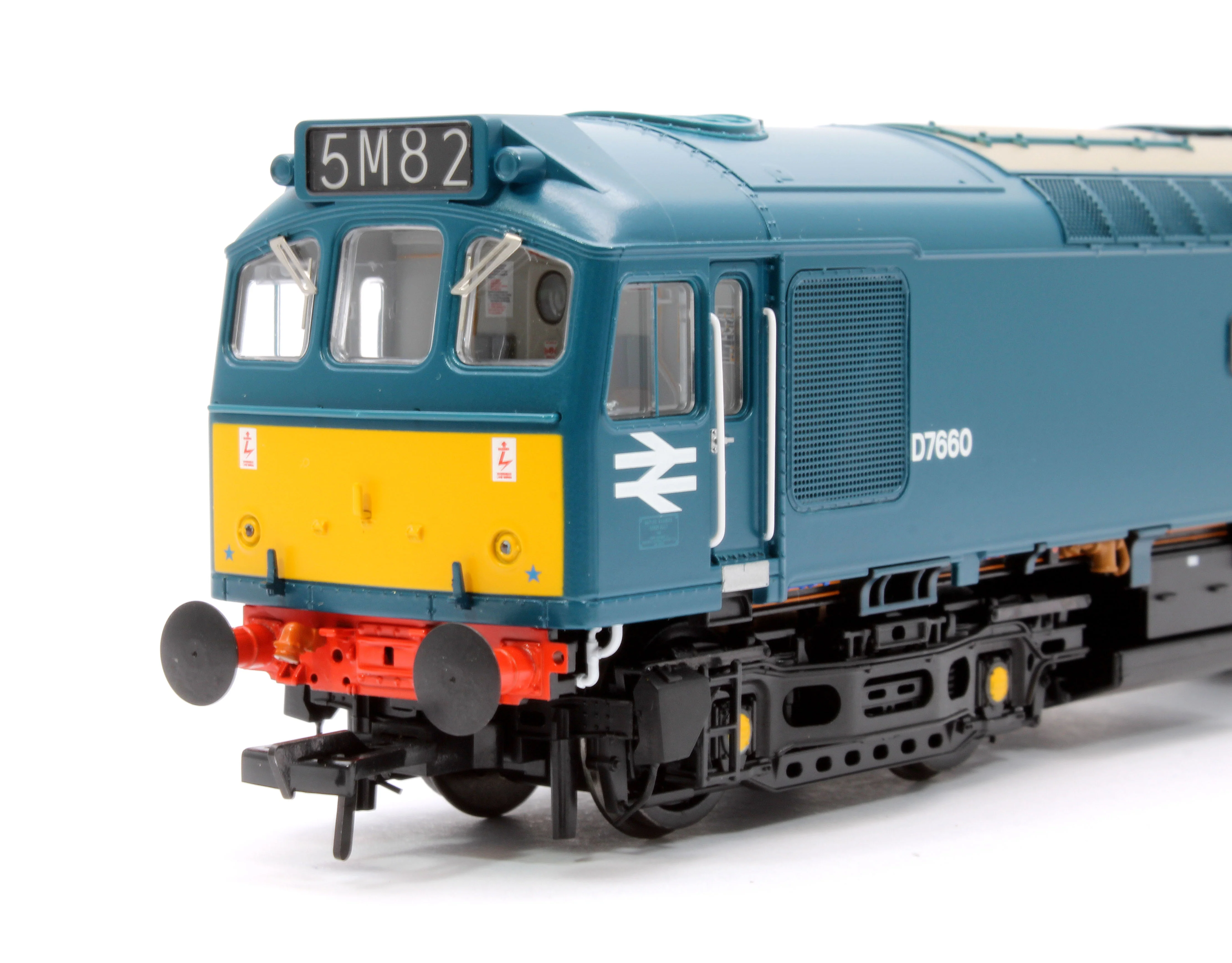 32-333SFX Class 25/3 D7660 BR Blue (Small Yellow Panels) Diesel Locomotive - DCC Sound Deluxe - Image 9