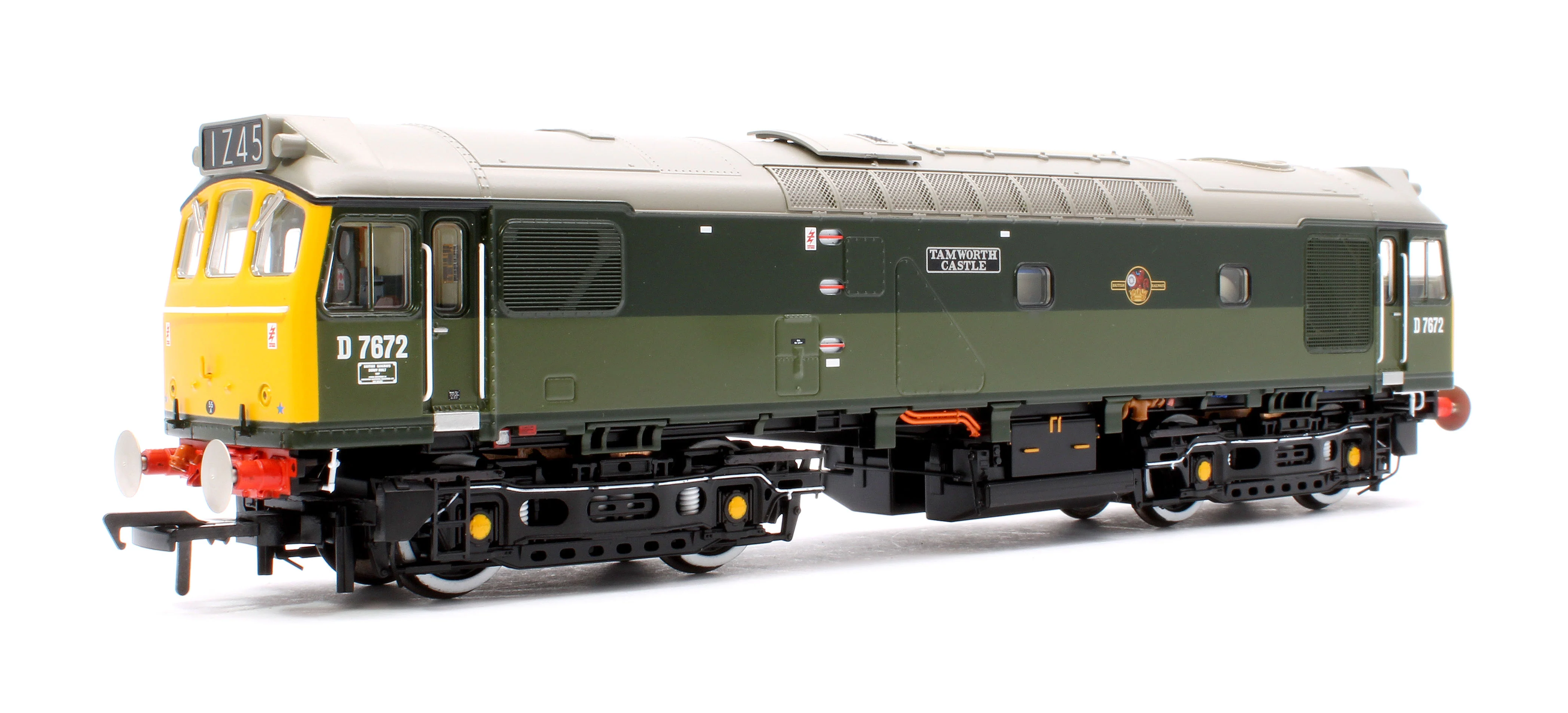 32-334 Class 25/3 D7672 'Tamworth Castle' BR Two-Tone Green (Full Yellow Ends) Diesel Locomotive - Image 3