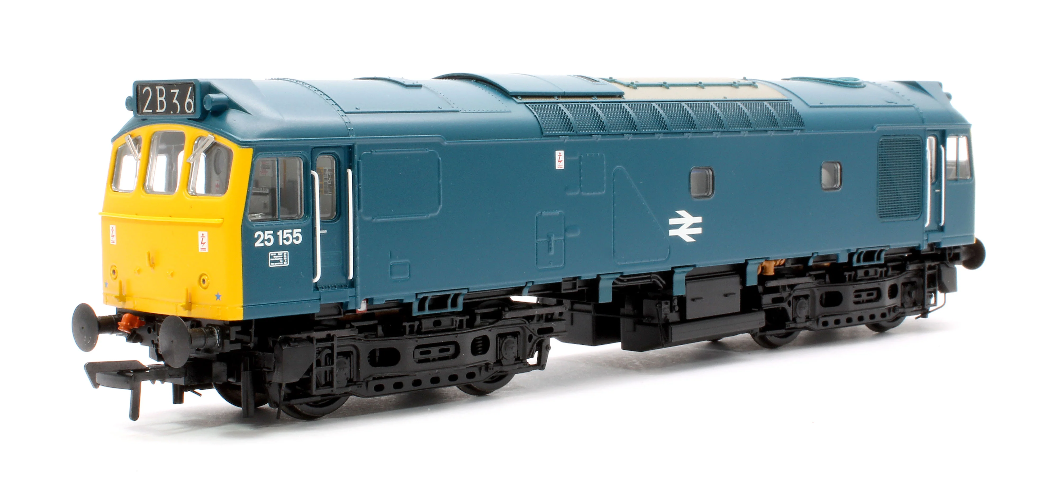 32-345SFX Class 25/2 25155 BR Blue Diesel Locomotive - DCC Sound Deluxe - Image 3