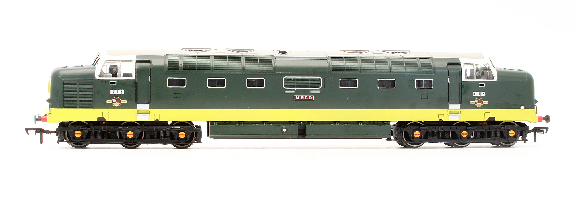 Pre-Owned 32-525UB Class 55 Deltic D9003 'Meld' BR Two Tone Green Diesel Locomotive - Limited Edition - Image 4