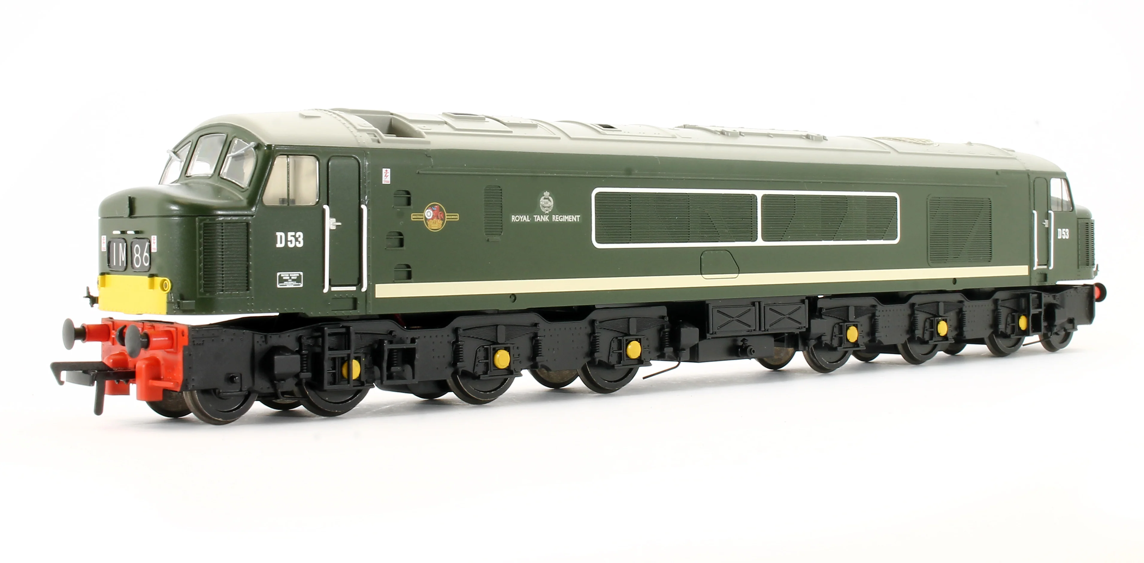 32-682SR Class 45/0 Centre Headcode D53 'Royal Tank Regiment' BR Green (Small Yellow Panels) (DCC Ready)