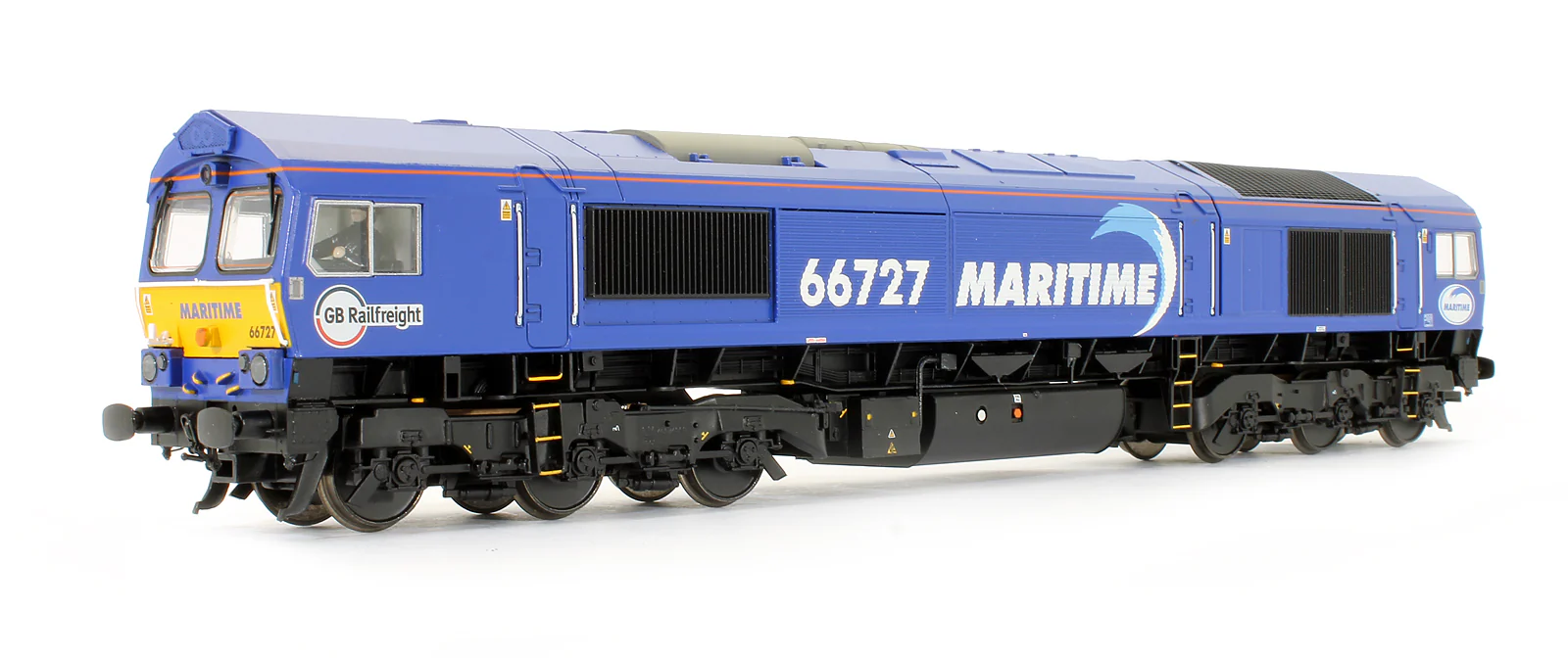 32-979W Pre-Owned Class 66727 'Maritime One' GBRf Maritime Diesel Locomotive (Exclusive Edition) - DCC Sound - Image 2