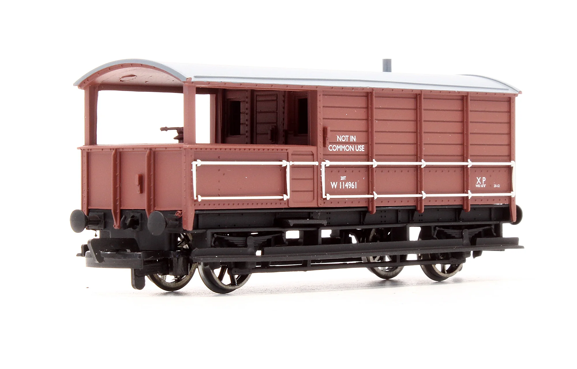 Pre-Owned 20 Ton Toad Brake Van BR Brown 'W 114961' - Image 2