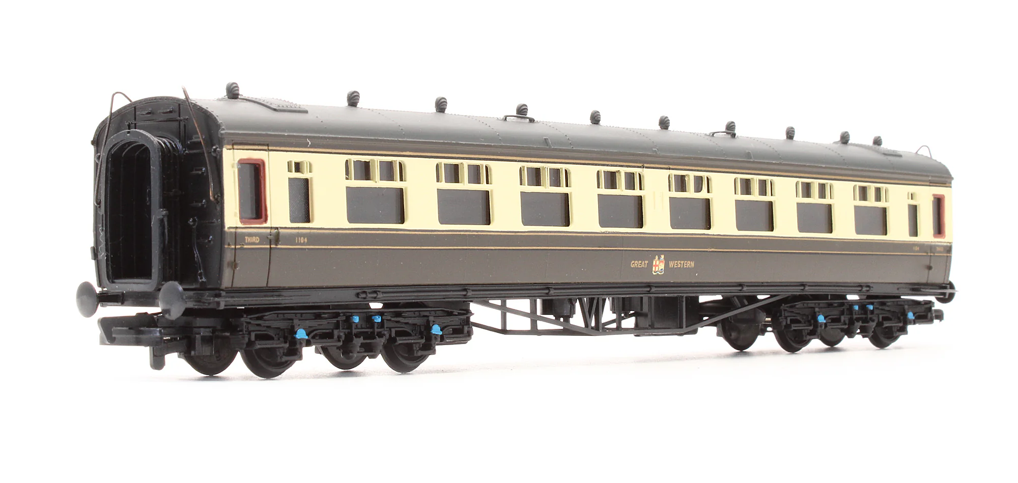 Pre-Owned 34-050A Collett 60' 3rd Coach GWR Chocolate & Cream '1104'