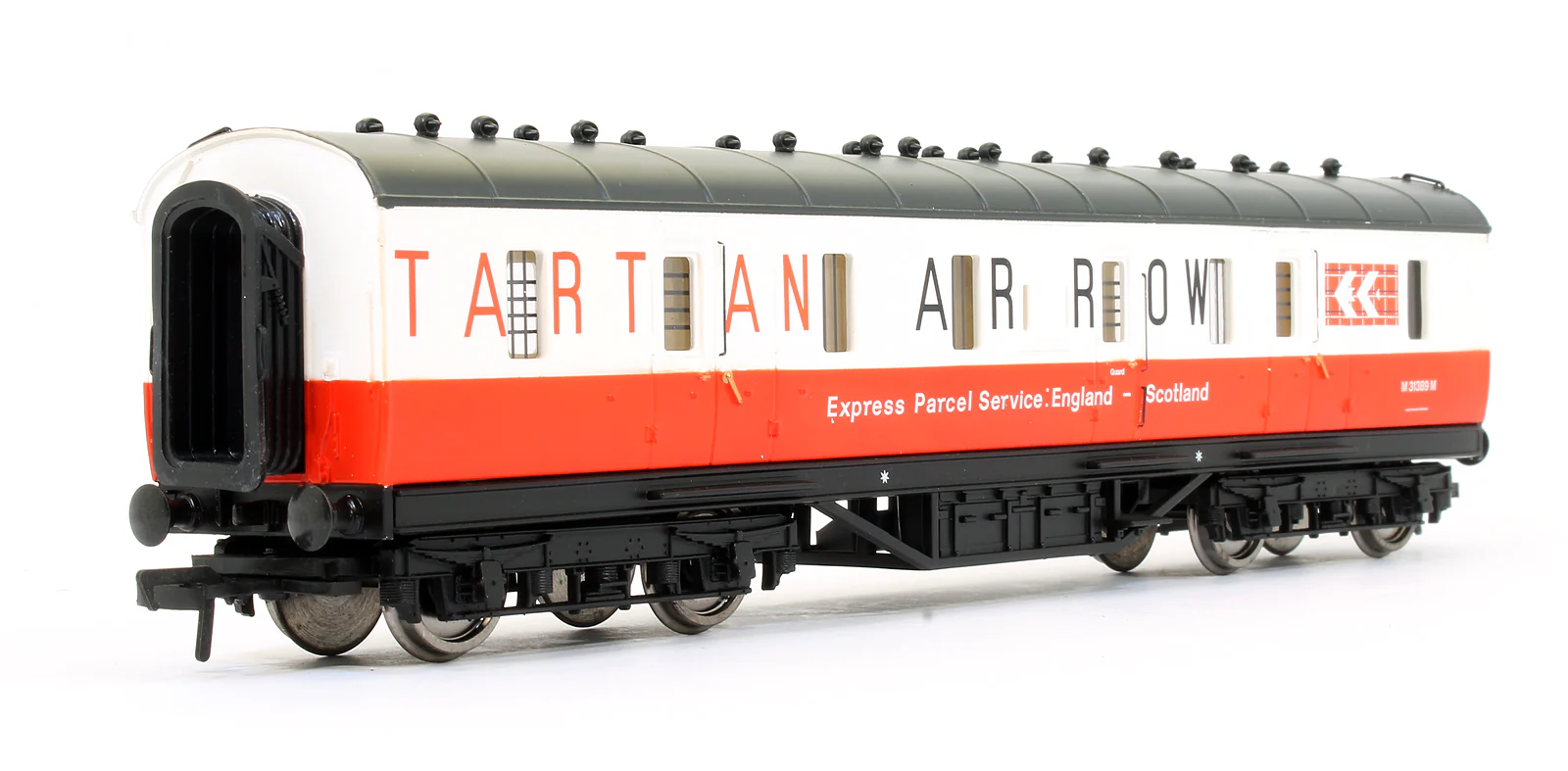 Pre-Owned 34-331 EX-LMS 50ft Stanier Parcels Van In Tartan Arrow Livery - Image 2