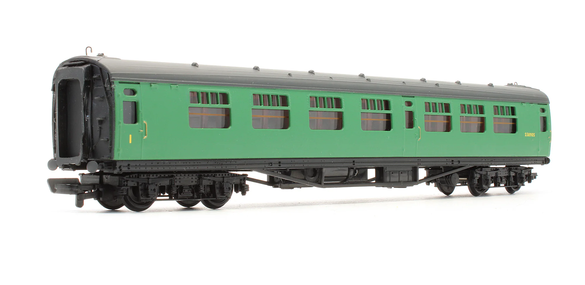 34-551 Pre-Owned BR Malachite Green 63ft Bulleid Corridor Composite Coach 'S5890S'