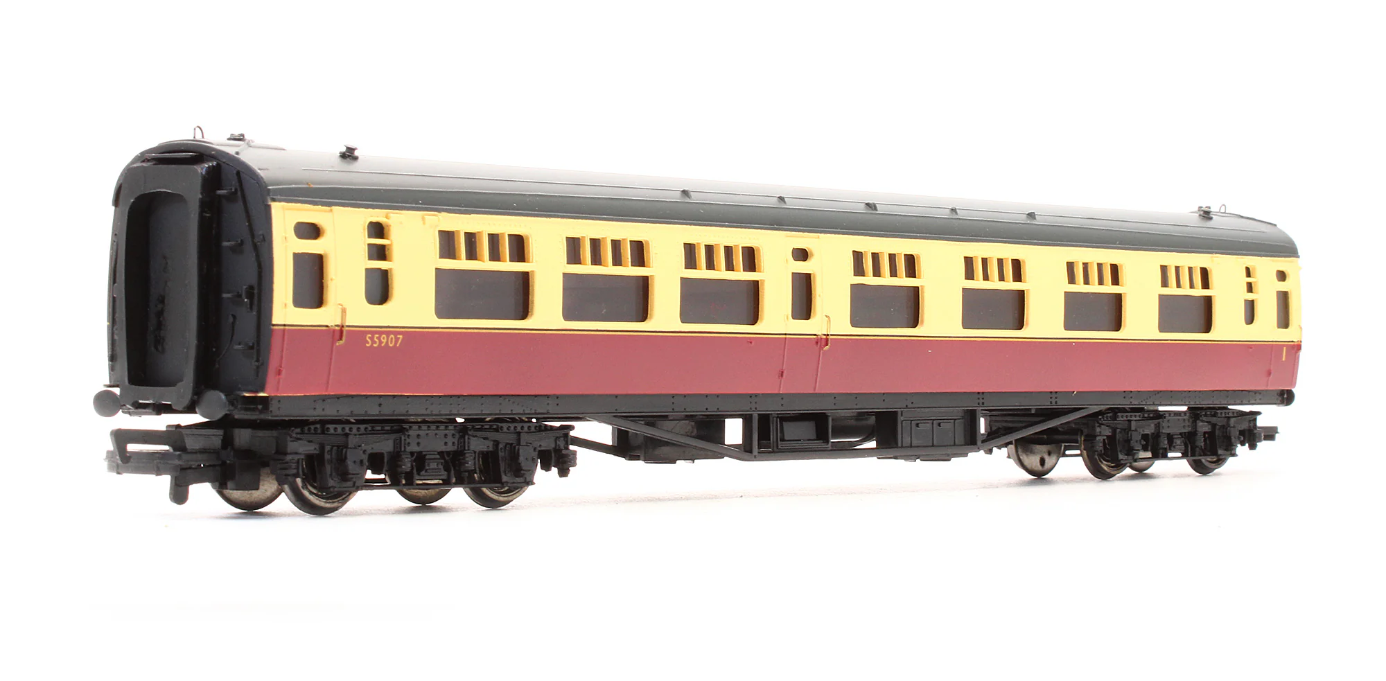 Pre-Owned 34-552 63ft Bulleid Corridor Composite Coach BR Crimson & Cream 'S5907'