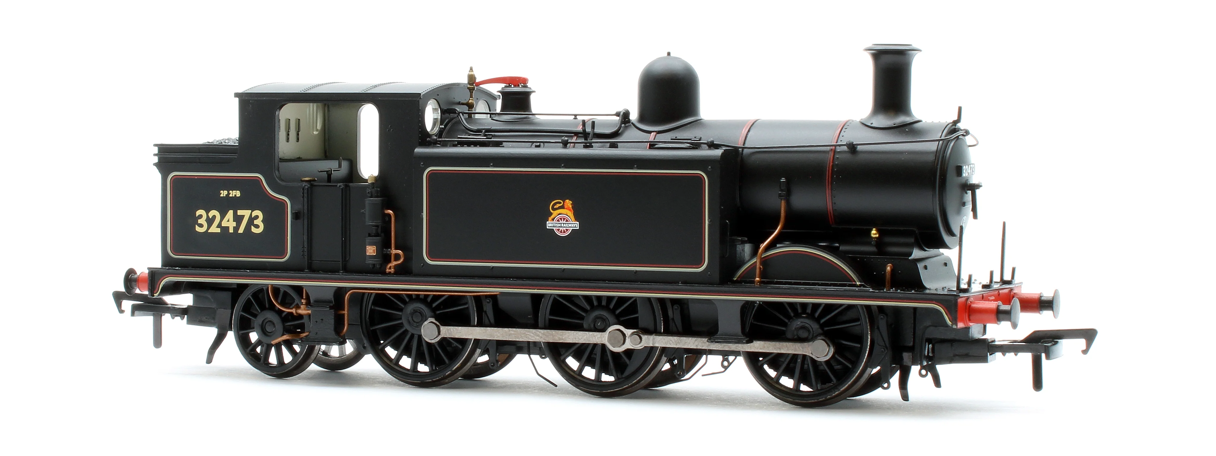 35-079ASF LB&SCR E4 Tank 32473 BR Lined Black (Early Emblem) Steam Locomotive - DCC Sound - Image 2