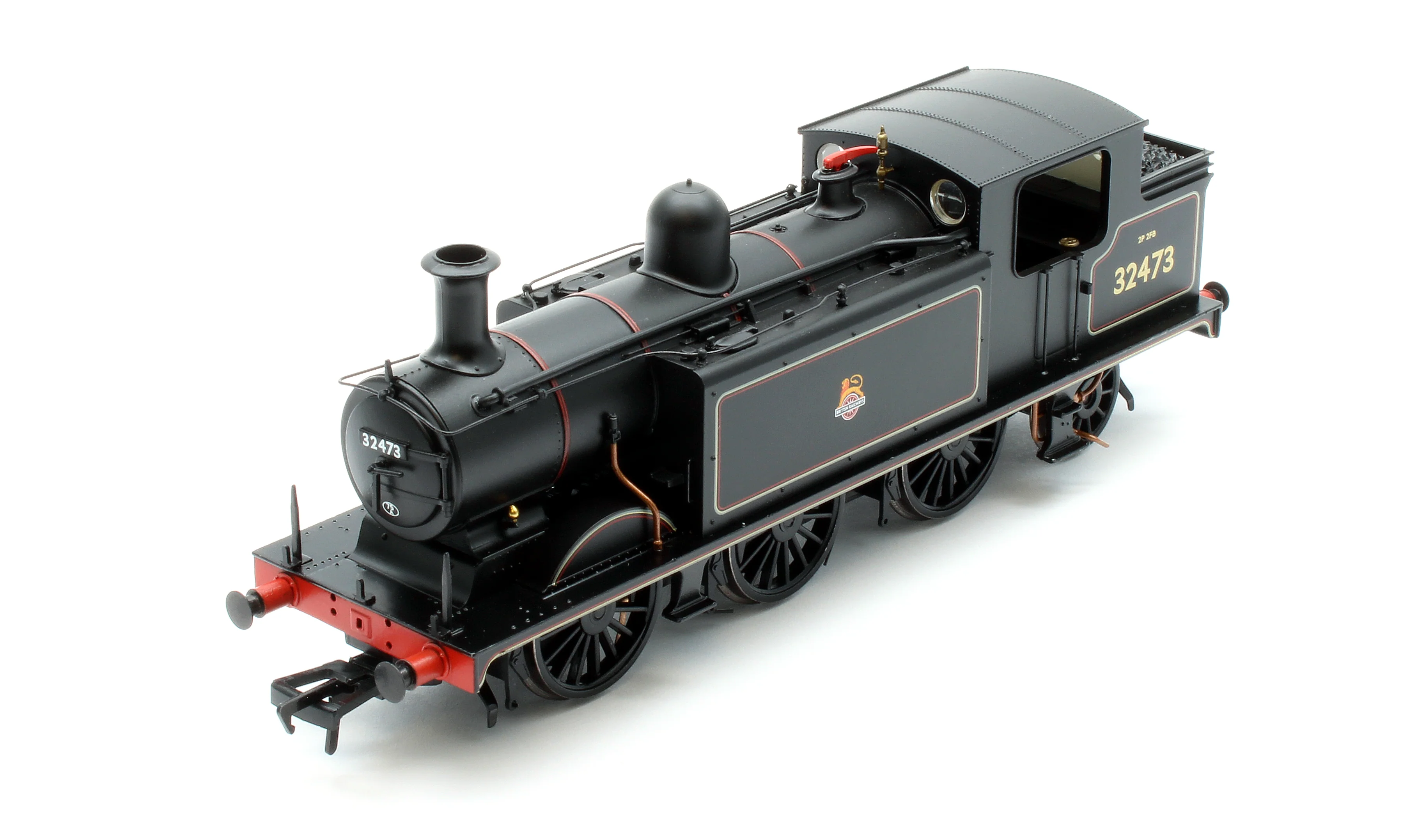 35-079ASF LB&SCR E4 Tank 32473 BR Lined Black (Early Emblem) Steam Locomotive - DCC Sound - Image 8