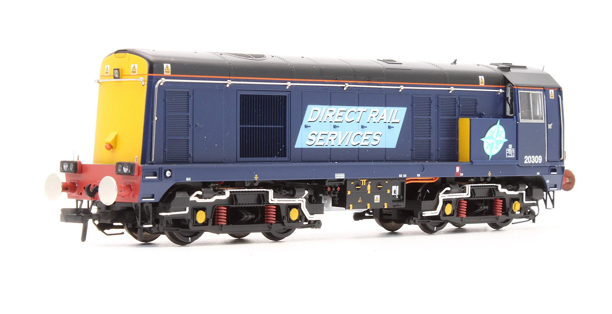 Pre-Owned 35-127 Class 20/3 20309 Direct Rail Services Compass Blue Locomotive - Renumbered - Image 2