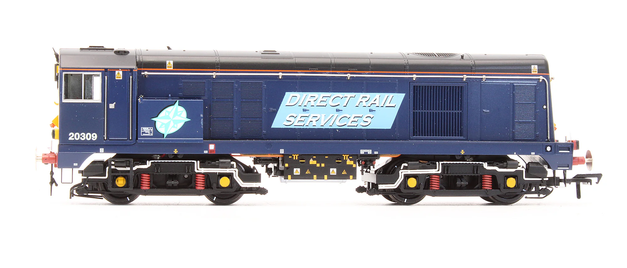 Pre-Owned 35-127 Class 20/3 20309 Direct Rail Services Compass Blue Locomotive - Renumbered - Image 4