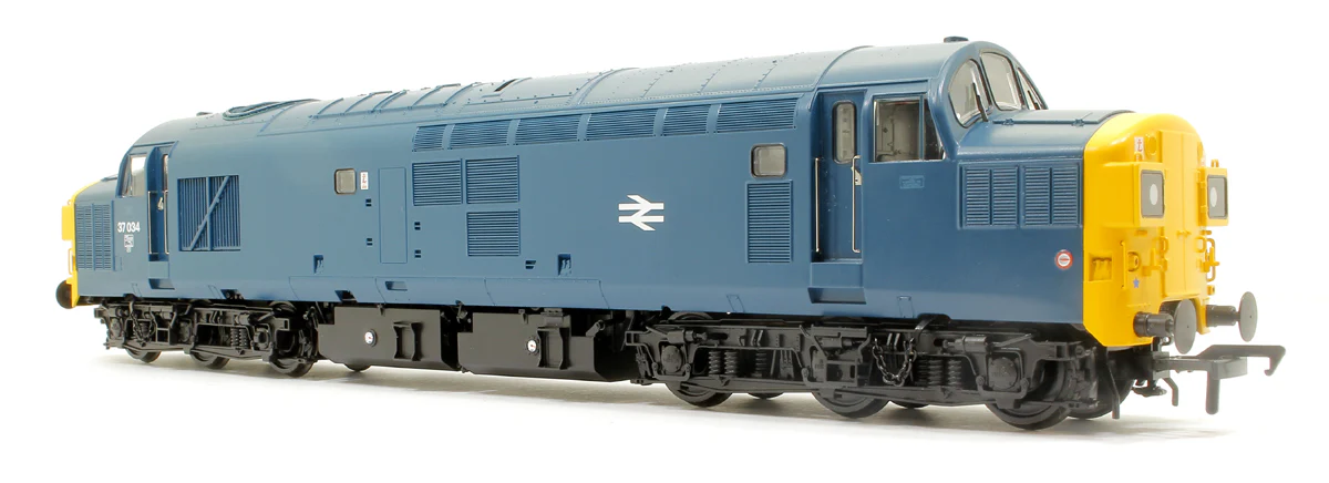 35-301 Class 37/0 Split Headcode 37034 BR Blue Diesel Locomotive - Image 3