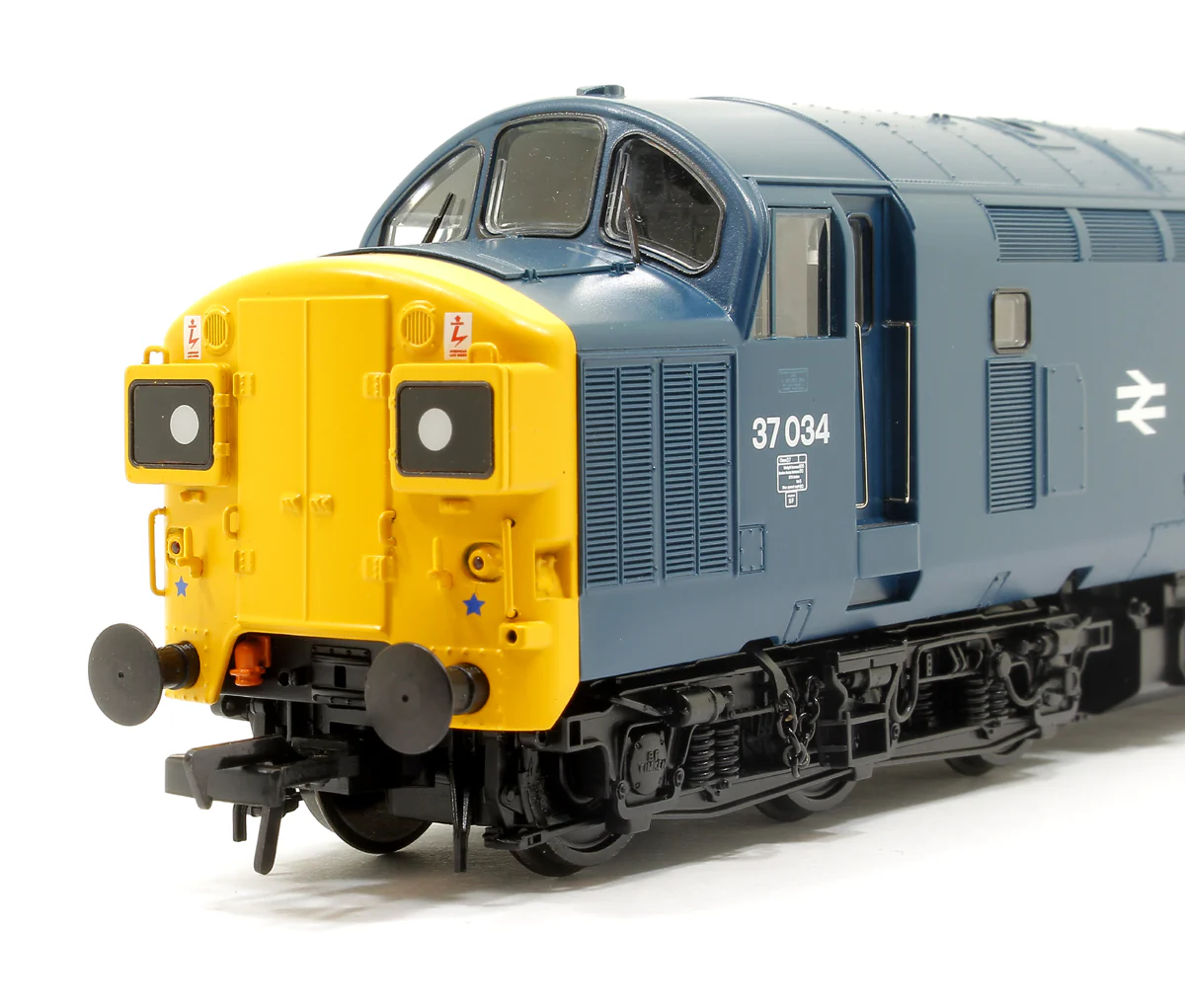 35-301 Class 37/0 Split Headcode 37034 BR Blue Diesel Locomotive - Image 4