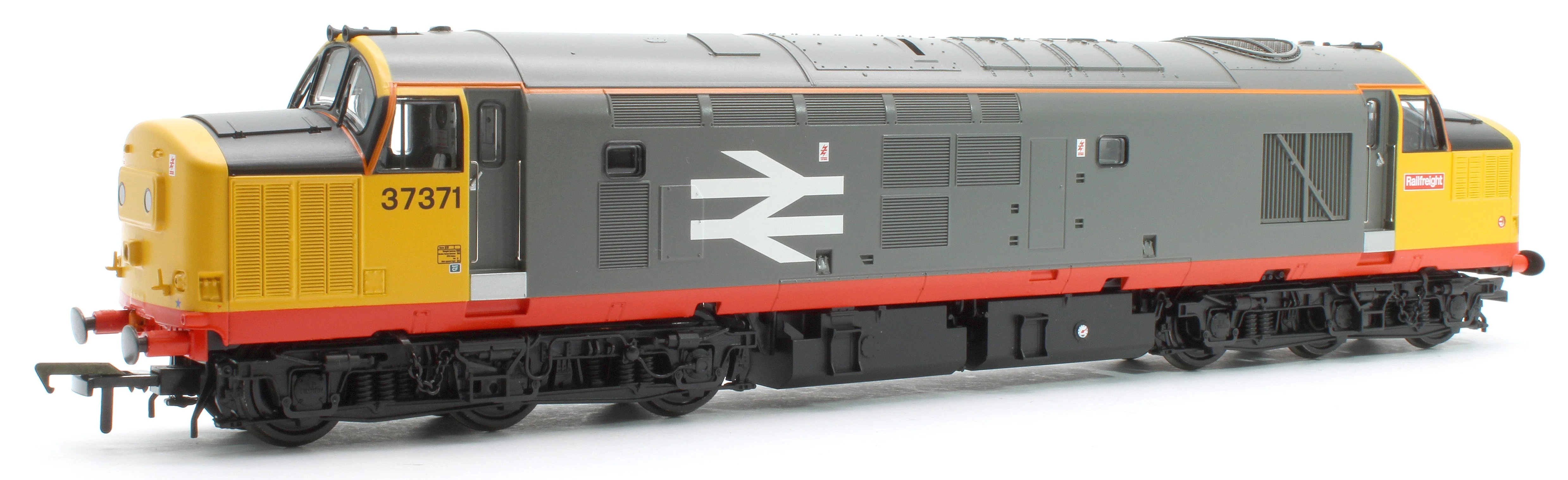 Pre-Owned 35-305 Class 37/0 Centre Headcode 37371 BR Railfeight (Red Stripe) Diesel Locomotive