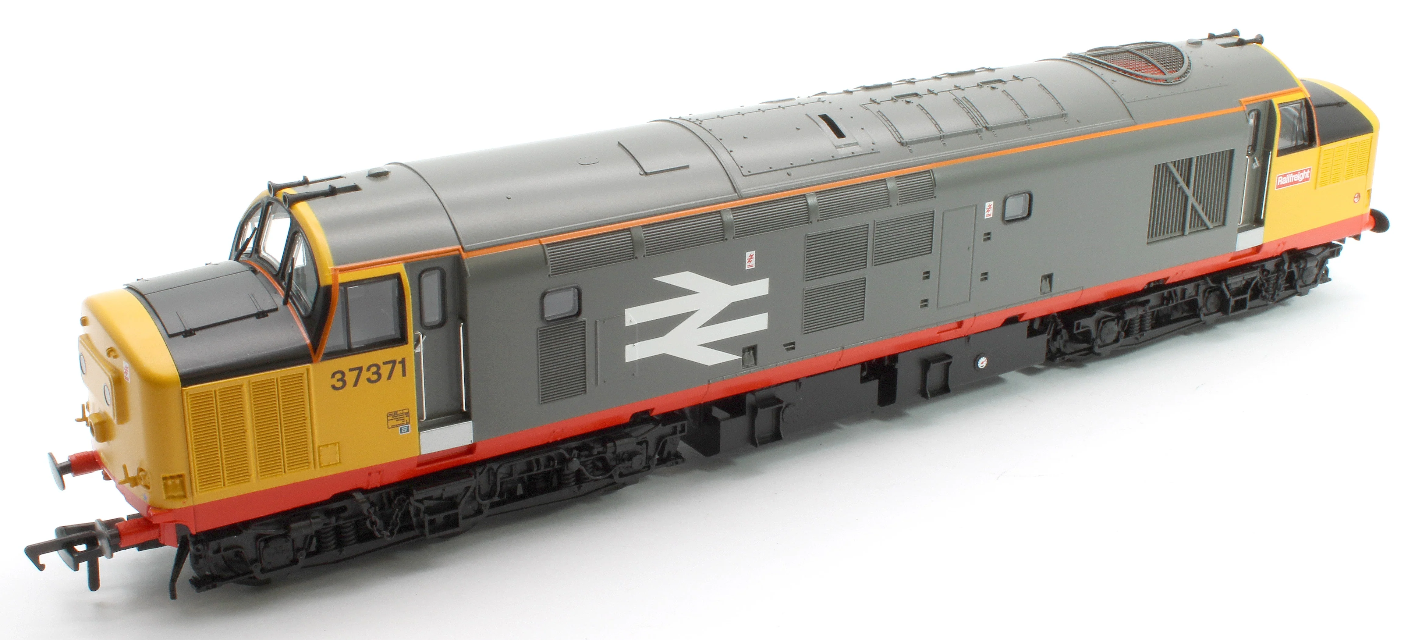 Pre-Owned 35-305 Class 37/0 Centre Headcode 37371 BR Railfeight (Red Stripe) Diesel Locomotive - Image 8